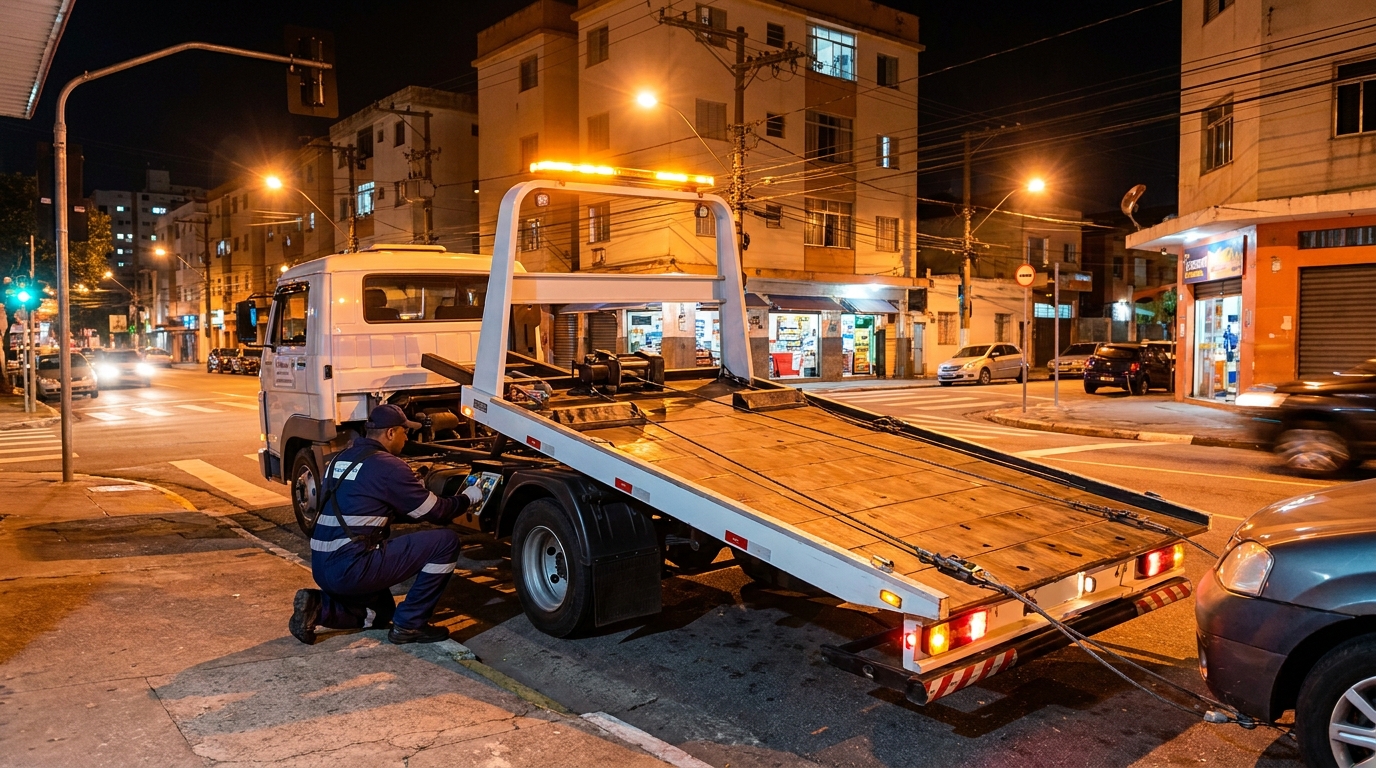 Guincho 24h profissional no Afonso Pena, São José dos Pinhais‑PR