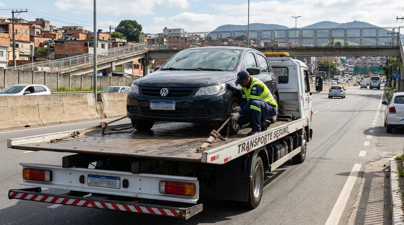 Logística para Veículos Parados no Centro, São José dos Pinhais‑PR