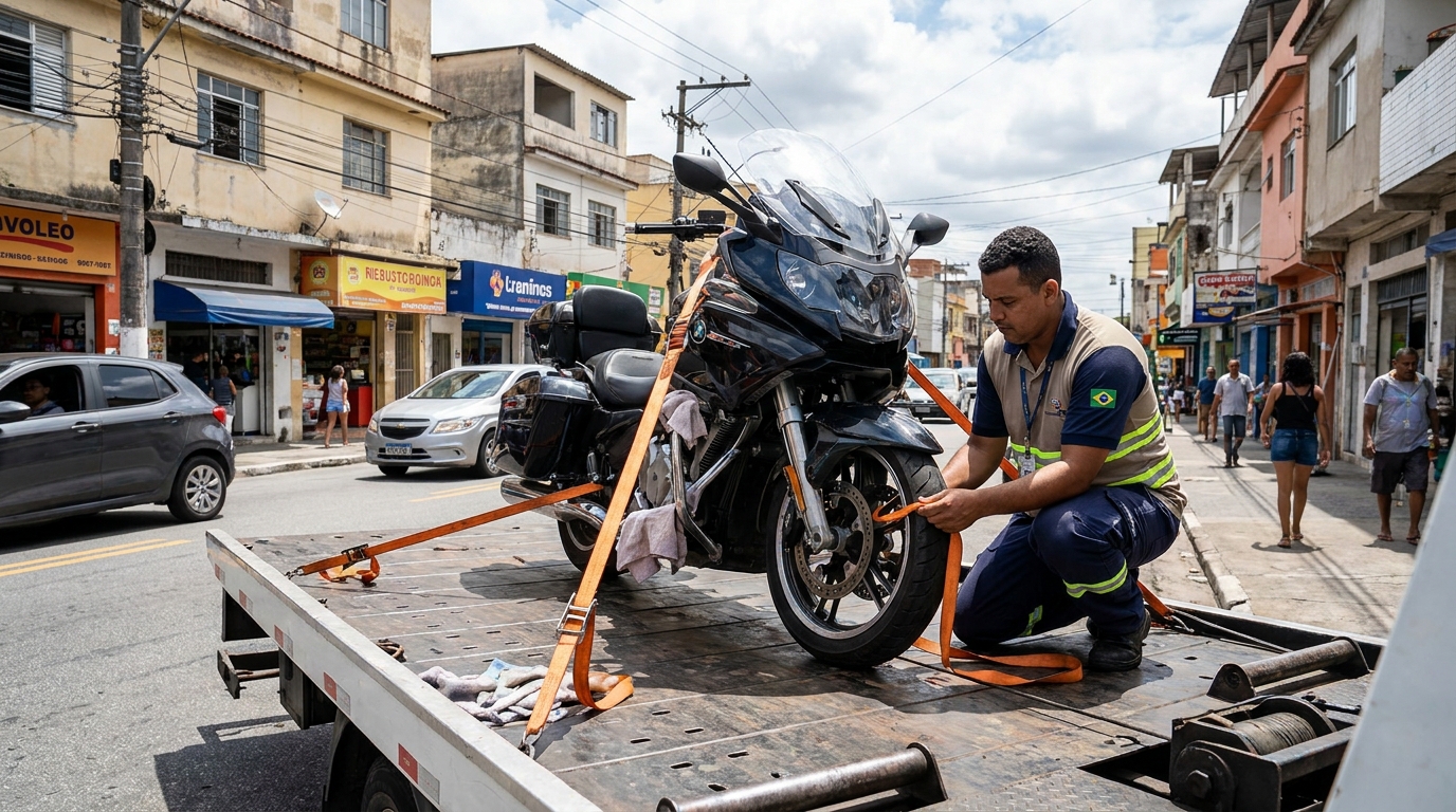 Remoção de Moto em Pane em São José dos Pinhais‑PR